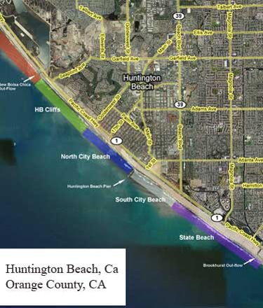 Huntington Beach Surf Map