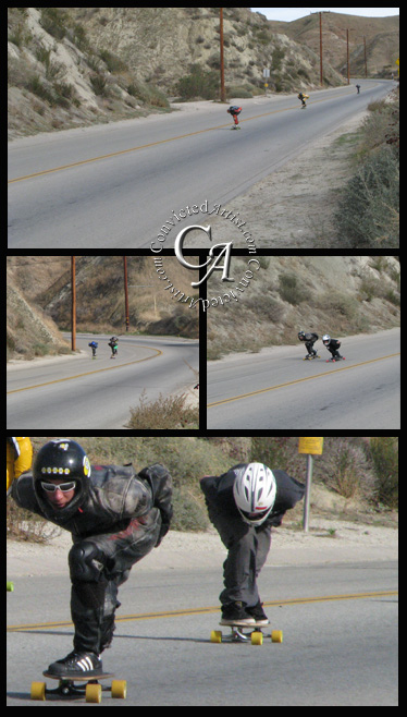Downhill Skateboarding Competition