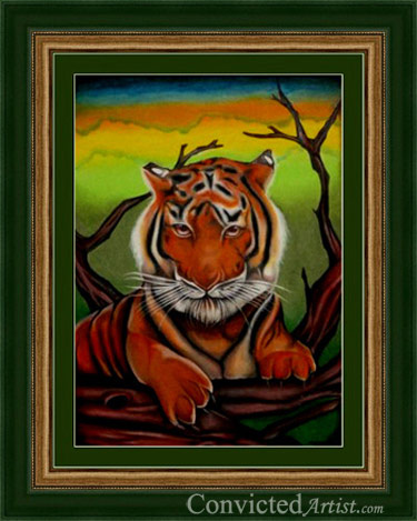 tiger painting-ConvictedArtist.com