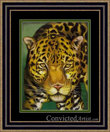 Leopard painting