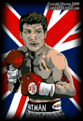 “People’s Pinoy” - Ricky Hatton Painting - By. Coyote Duran
